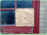 boarded up Enfield